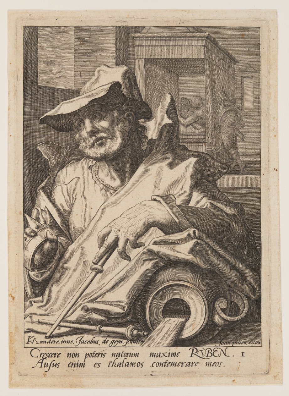 Ruben, a Jákob tizenkét fiából alkotó: Jacques de Gheyn II