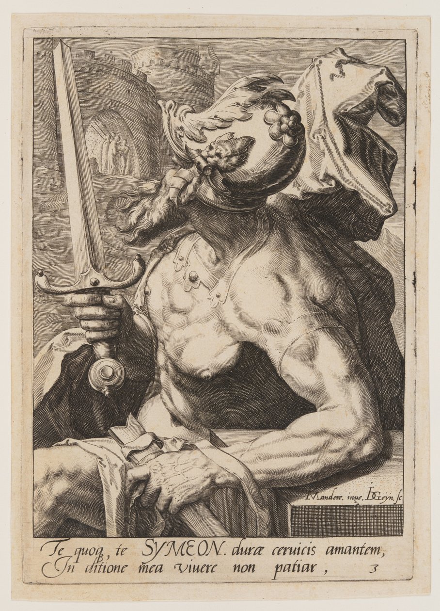 Simeon, a Jákob tizenkét fiából alkotó: Jacques de Gheyn II