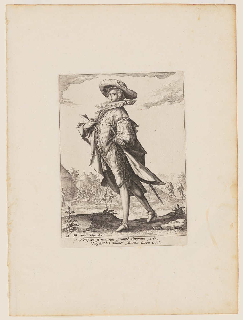 Kincstárnok, II. Rudolf császár testőrségének tisztjei és katonái részéről alkotó: Jacques de Gheyn II