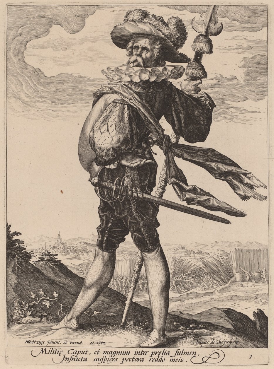 Ezredes alkotó: Jacques de Gheyn II after Hendrik Goltzius