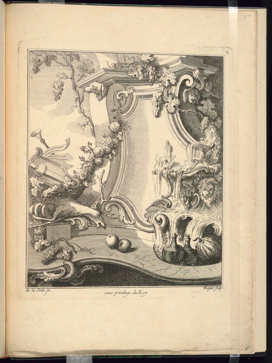 Tervezés Cartouche számára alkotó: Jacques de Lajoüe