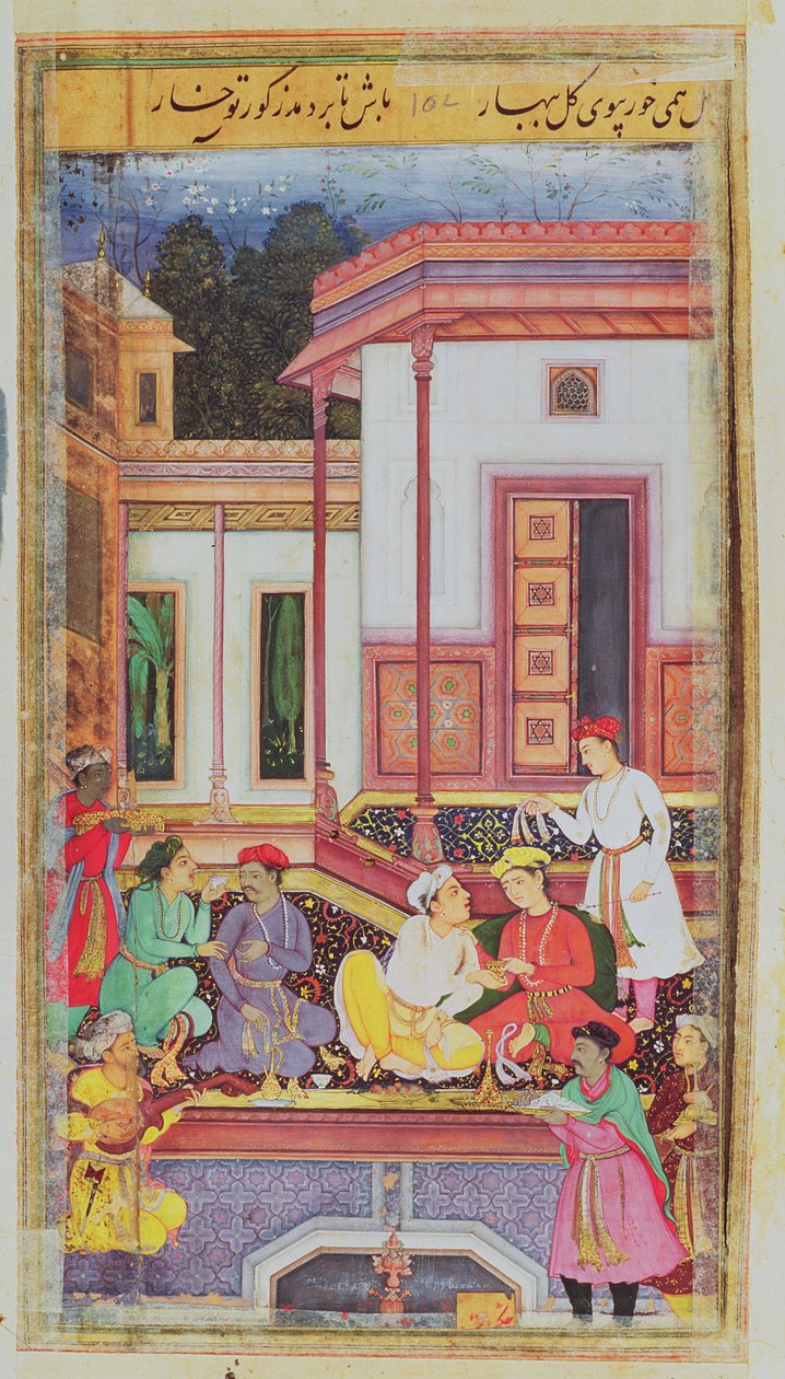 Fiatal herceg elnökölt egy ivópartin, Hadiqat Al-Haqiqat (Az igazság kertje) Hakim Sana