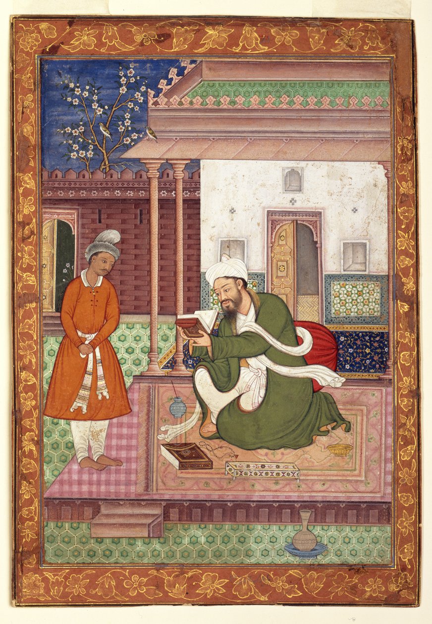 Tanult ember a tanítványával, 1570 körül alkotó: Jagjivan
