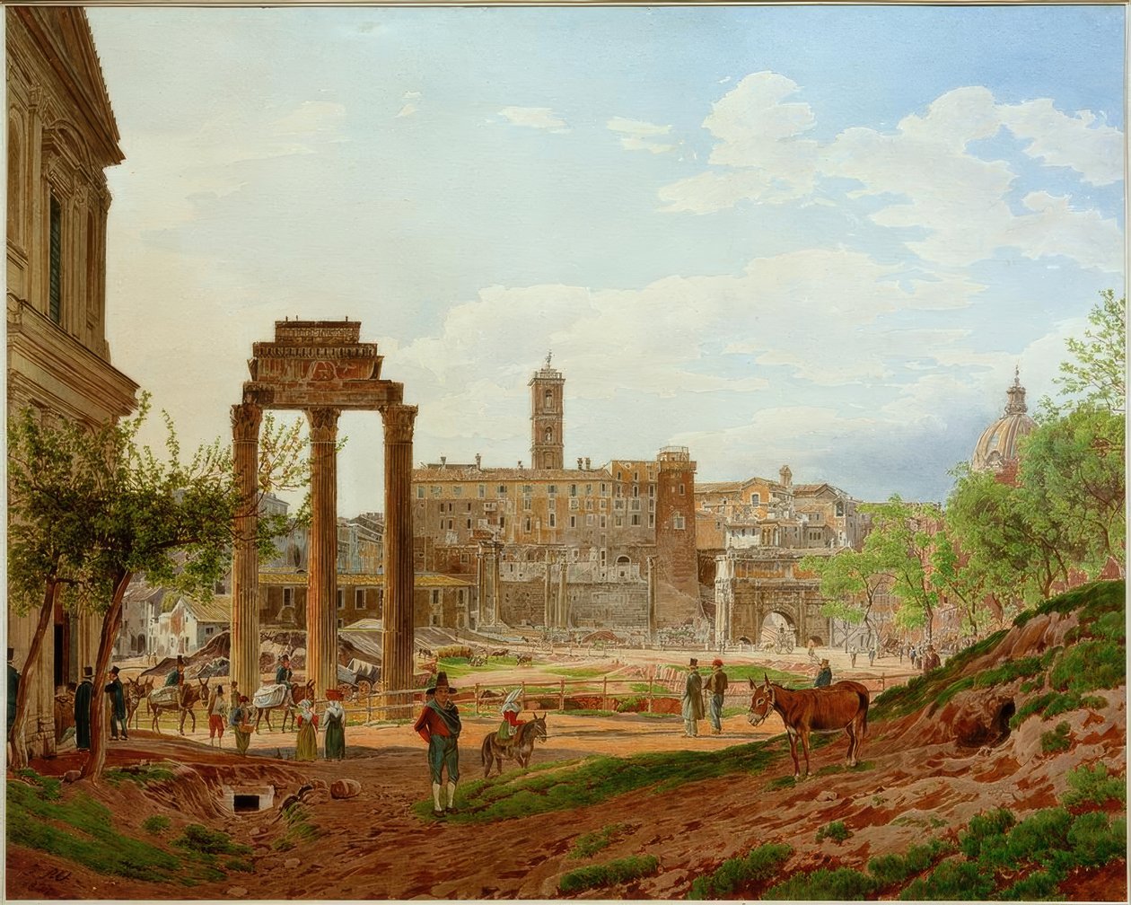 Rom / Roma (Latium, Olaszország), alkotó: Jakob Alt