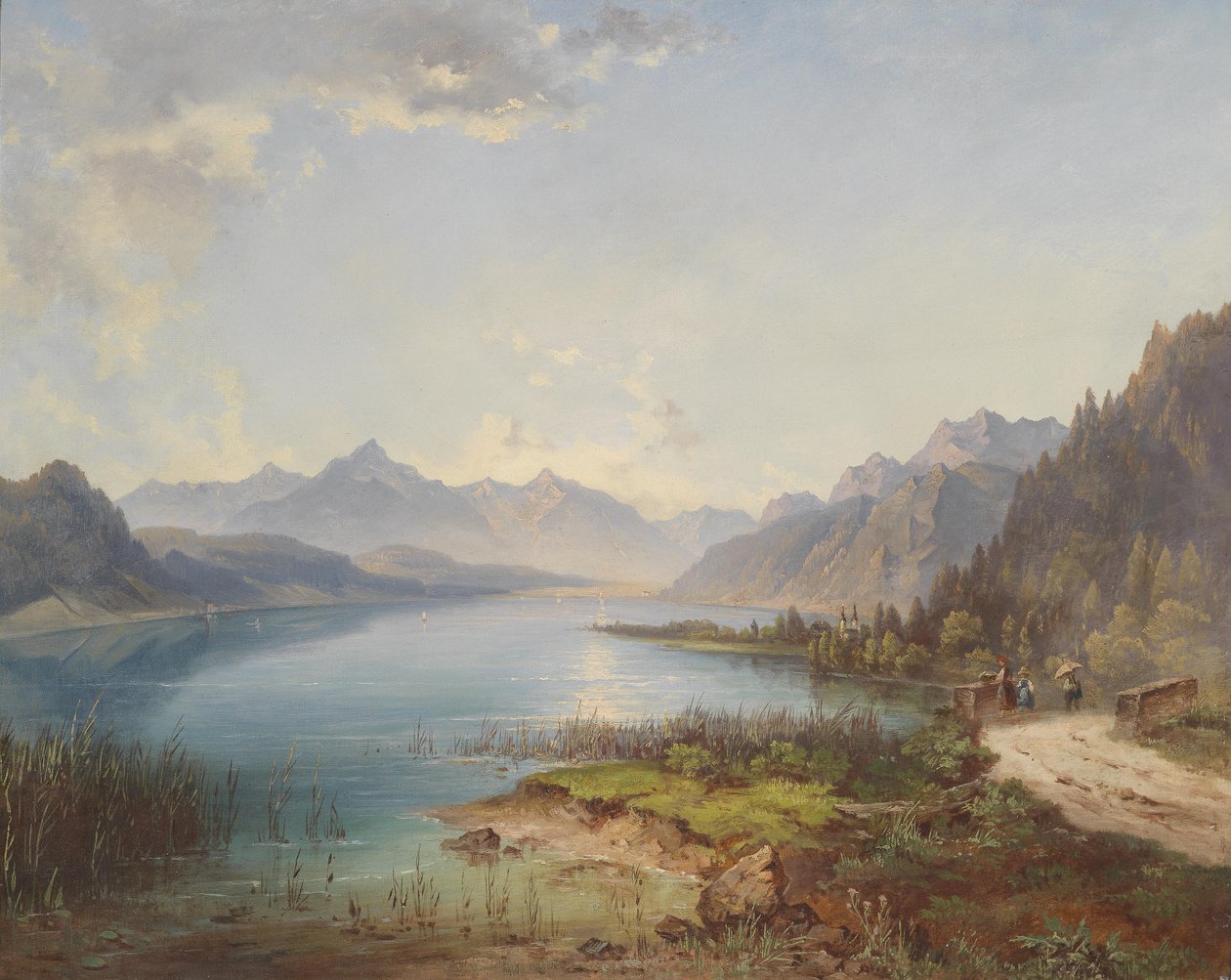 Partie am Millstätter See alkotó: Jakob Canciani