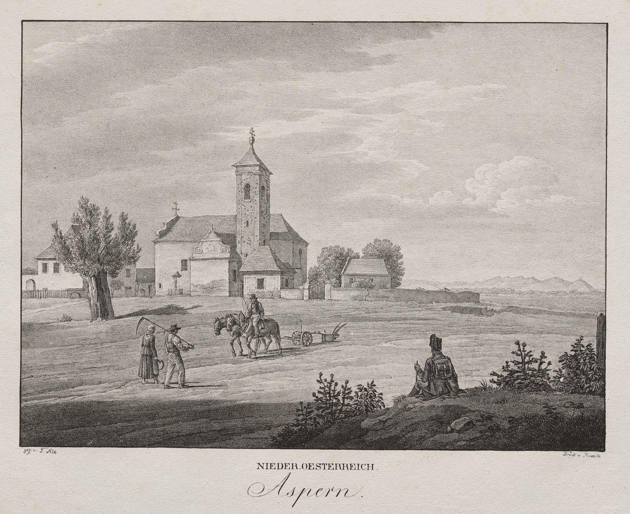 Alsó-Ausztria, Aspern alkotó: Jakob Alt