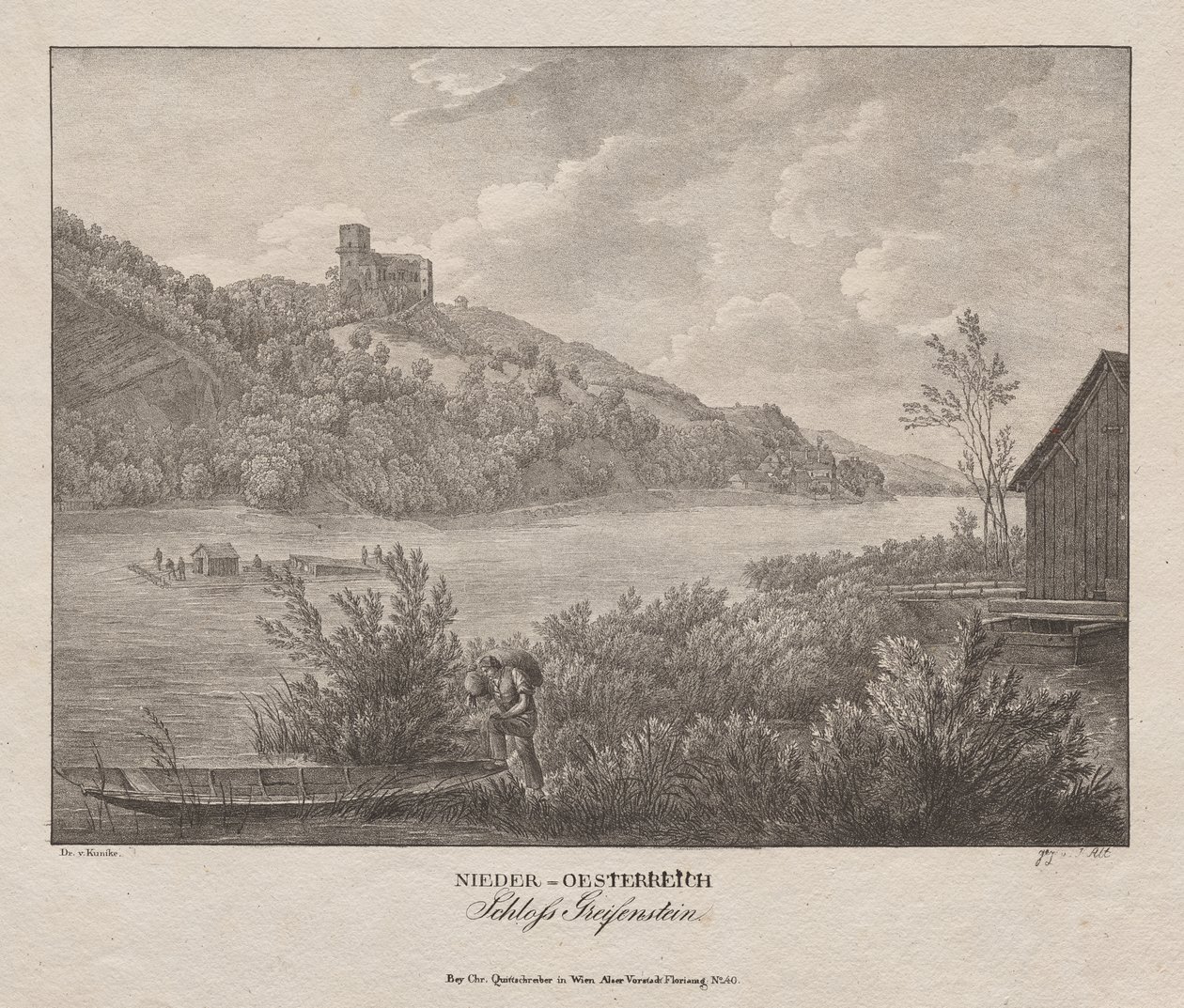 Alsó-Ausztria, Greifenstein-kastély alkotó: Jakob Alt