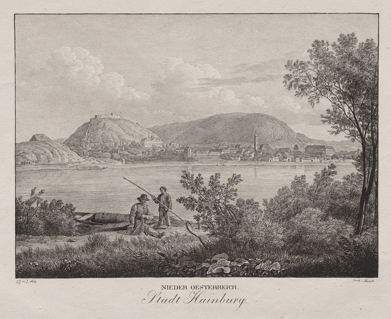 Nieder-oesterreich, Stadt Hainburg alkotó: Jakob Alt