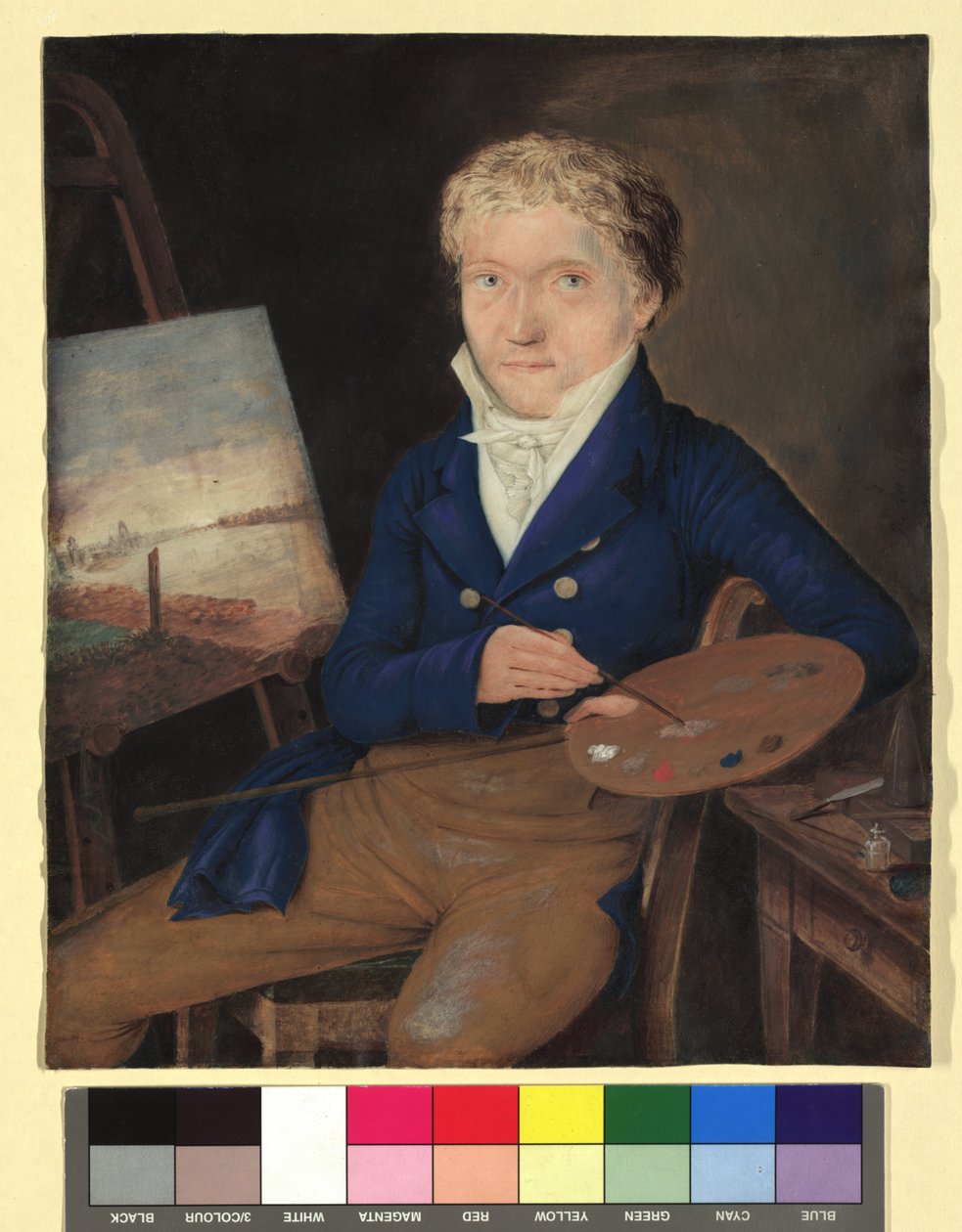 Jakob Alt önarcképe alkotó: Jakob Alt