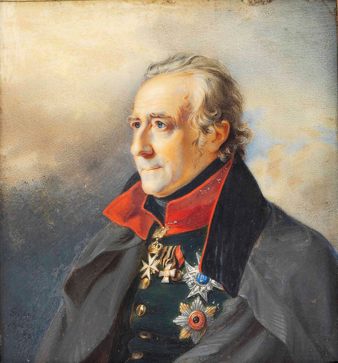 Jan Pieter van Suchtelen portréja 1751-1836, 1821. alkotó: Jakob Axel Gillberg