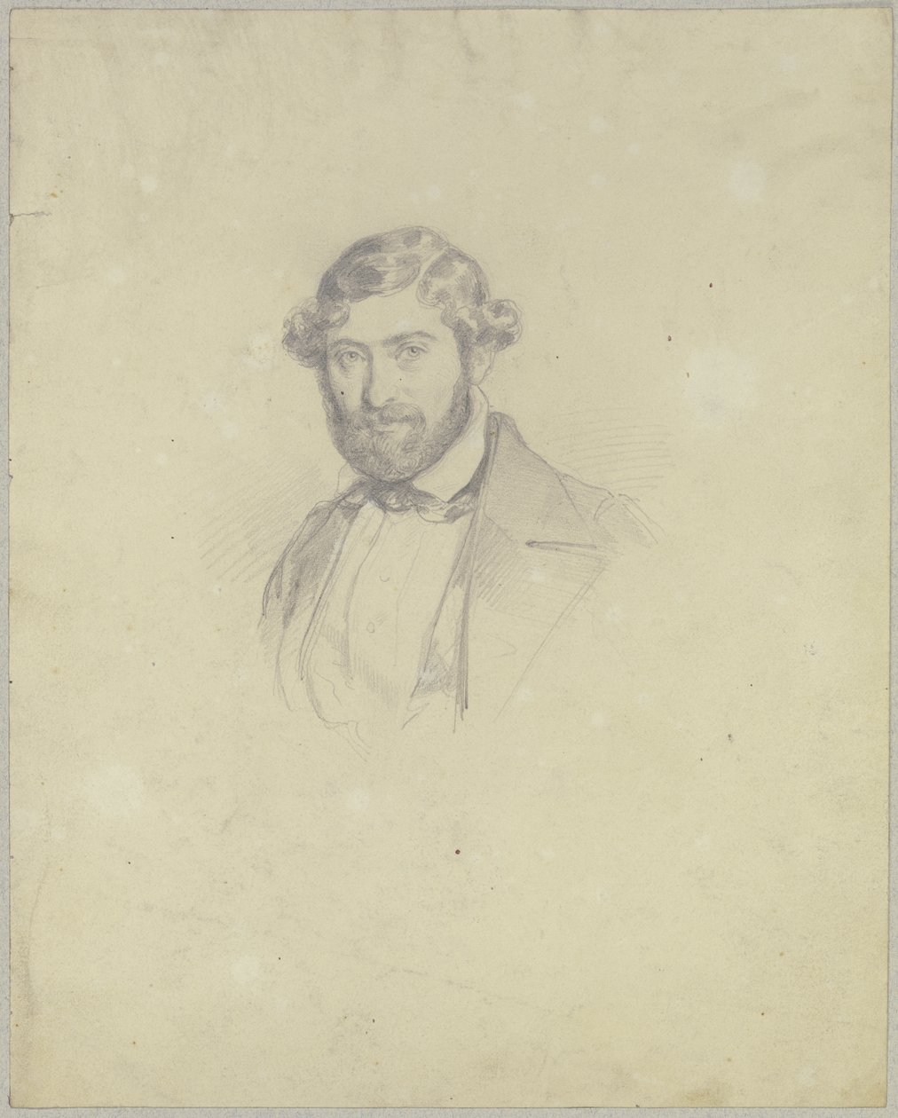A geisenheimi Dresel zenész portréja alkotó: Jakob Becker