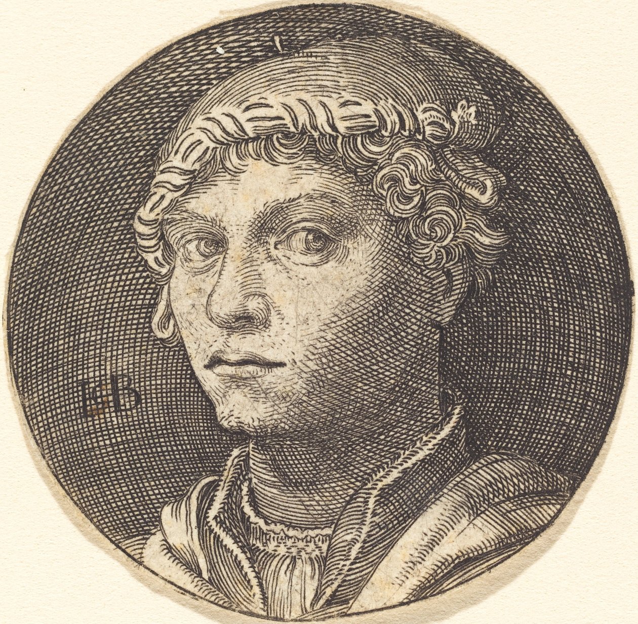 Egy fiatal férfi portréja (V.H. Reinnier) alkotó: Jakob Binck