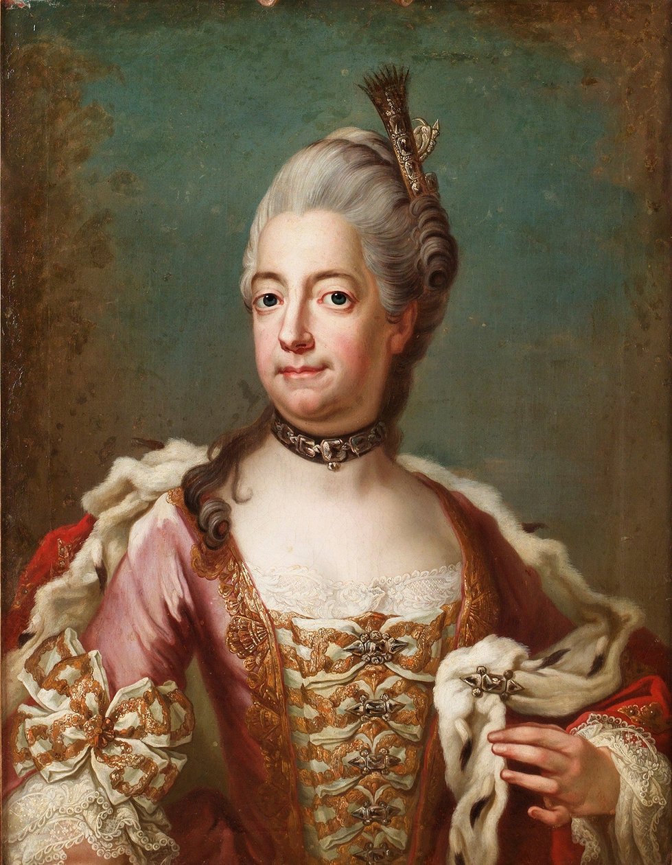 Louisa Ulrika porosz 1720-1782 alkotó: Jakob Björk