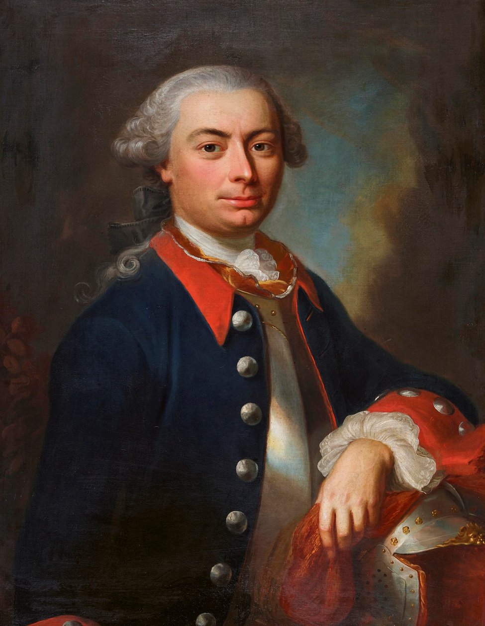 Friedrich von Luternau (1727-1797) portréja. alkotó: Jakob Emanuel Handmann