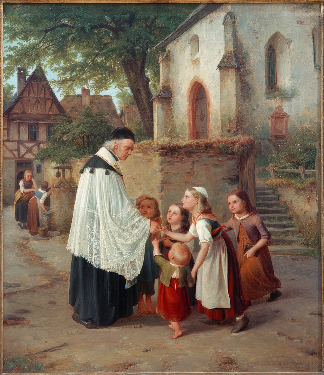 A falu lelkésze alkotó: Jakob Fürchtegott Dielmann