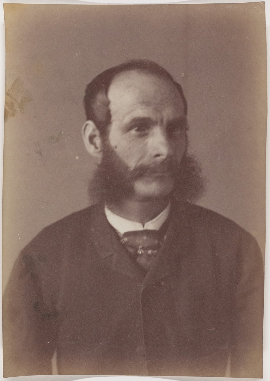 [Egy pajeszos férfi portréja] alkotó: Jakob Höflinger