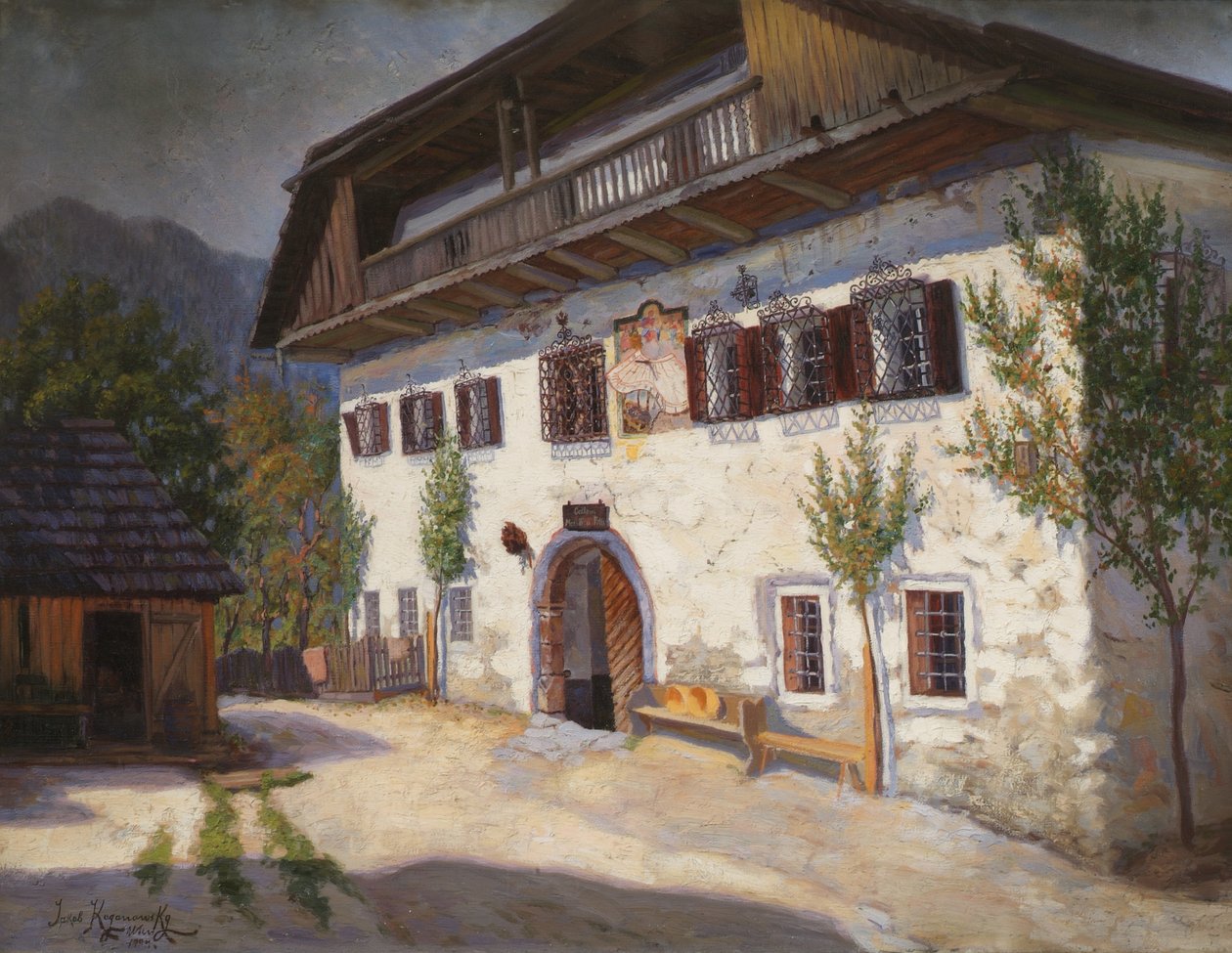 Der Gasthof Pettar St. Agathában alkotó: Jakob Koganowsky