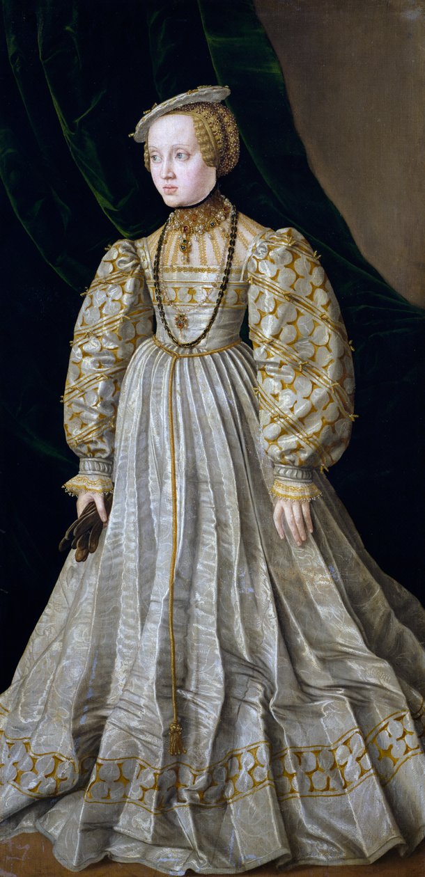 Ausztria Anna portréja (olaj, vászon) alkotó: Jakob Seisenegger