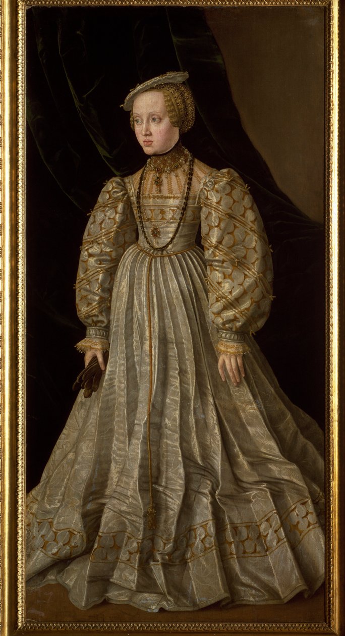 Osztrák Anna (vagy Habsburg Anna) portréja (Festmény alkotó: Jakob Seisenegger