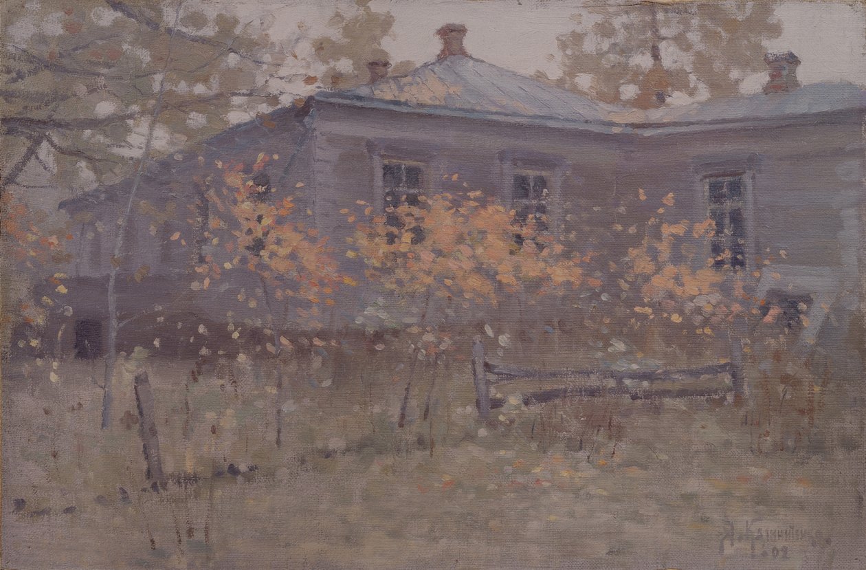 Egy vidéki ház 1902 őszén alkotó: Jakov Jakovlevich Kalinichenko