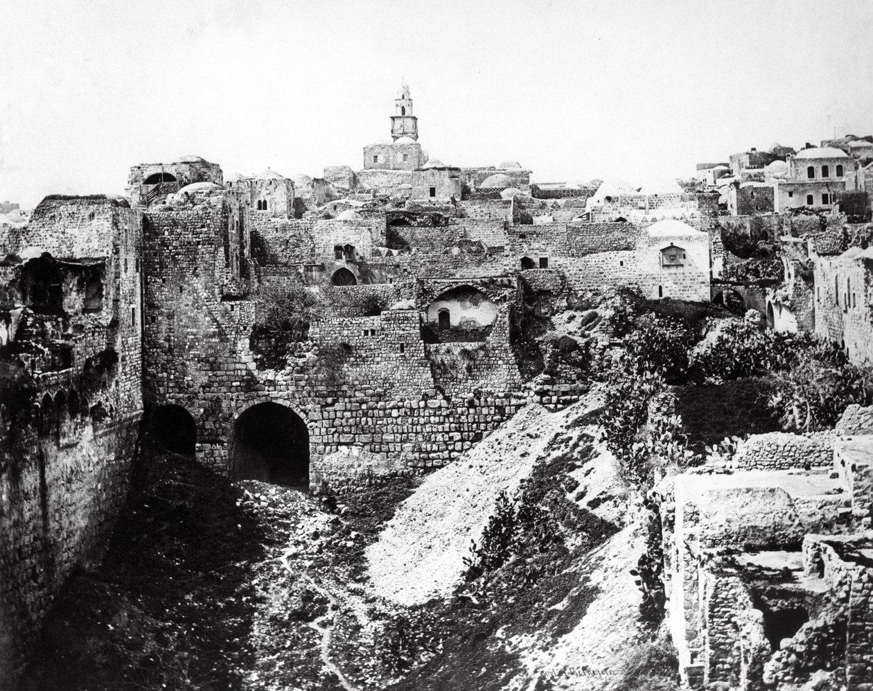 Bethesda medence, 1857 alkotó: Felice Beato