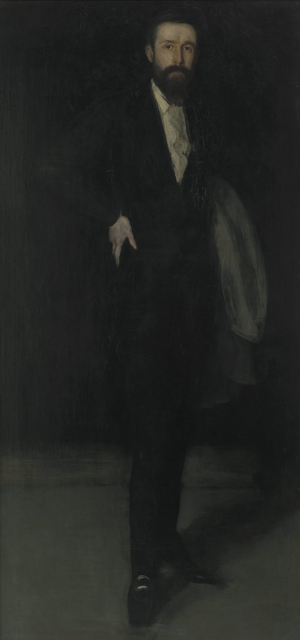 Fekete elrendezés- F. R. Leyland portréja alkotó: James Abbott McNeill Whistler