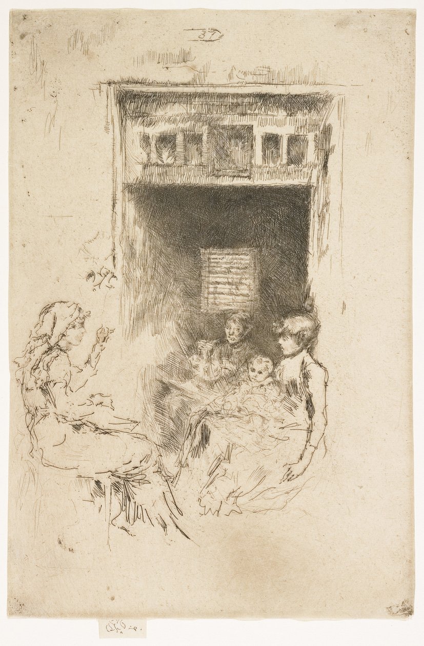 Gyöngyfűzők, 1879-1880 alkotó: James Abbott McNeill Whistler