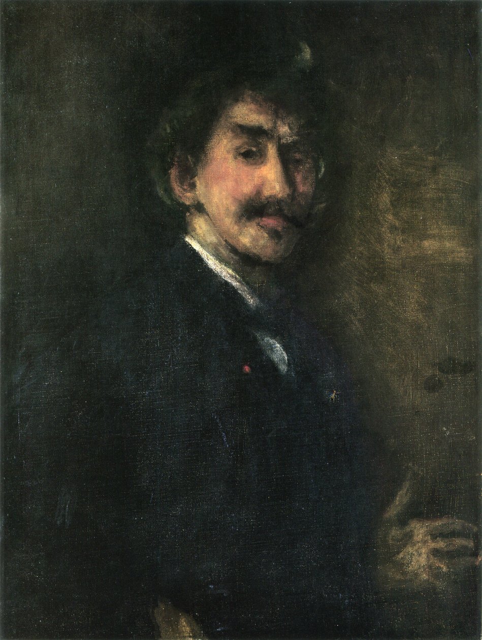 Arany és barna: önarckép alkotó: James Abbott McNeill Whistler