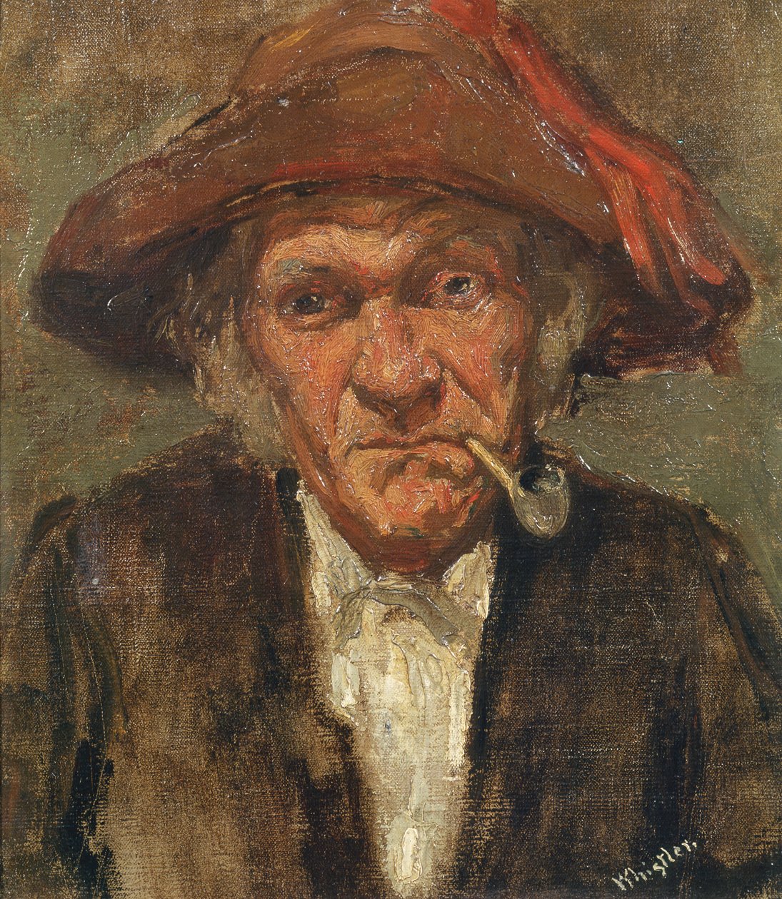 Pipázó férfi, 1859 körül alkotó: James Abbott McNeill Whistler