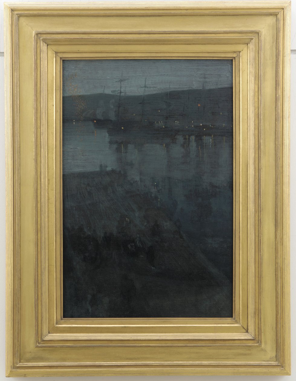 Nocturne kék és arany színben: Valparaiso, 1874 körül alkotó: James Abbott McNeill Whistler