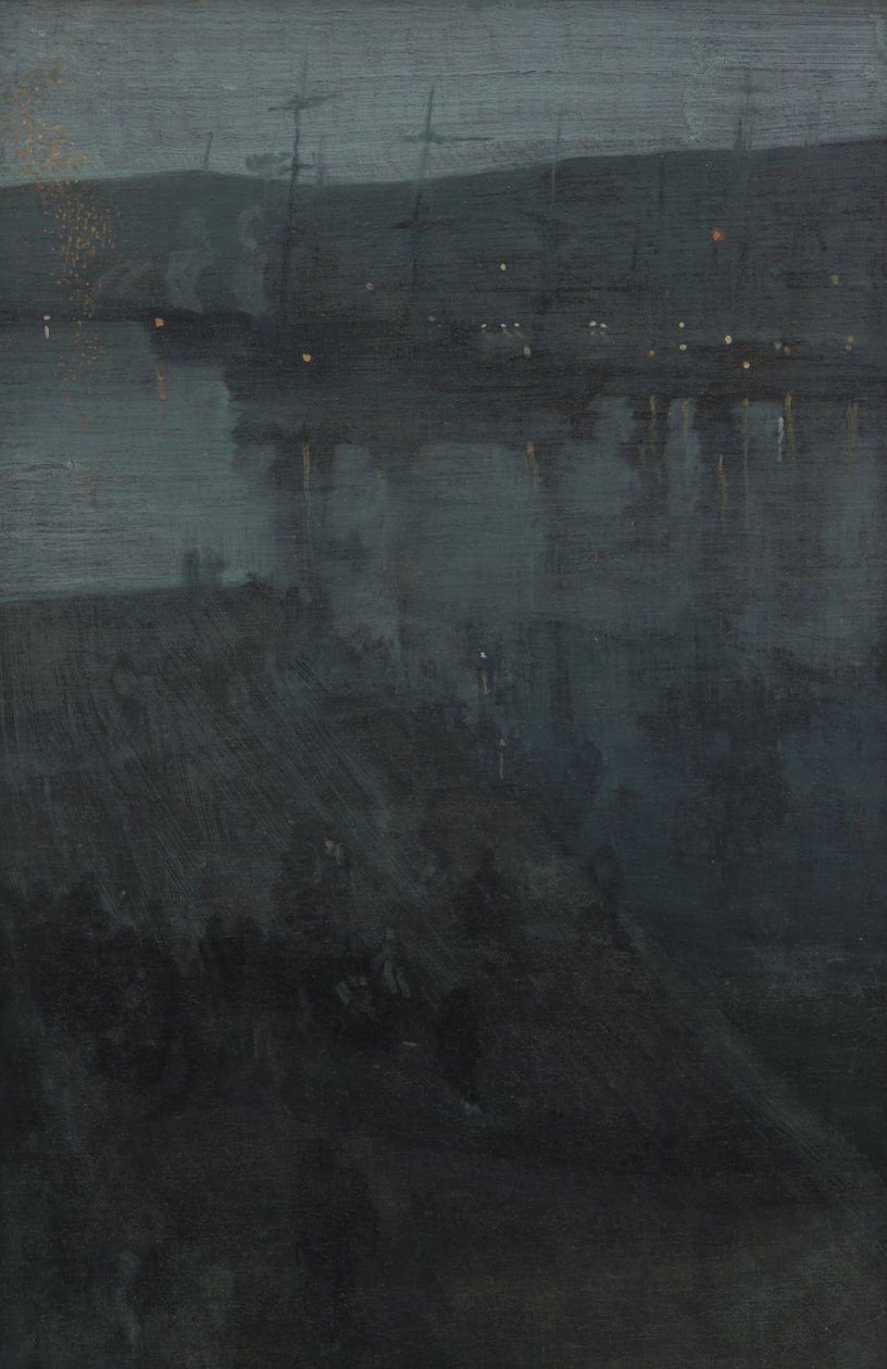 Nocturne kék és arany színben- Valparaiso alkotó: James Abbott McNeill Whistler