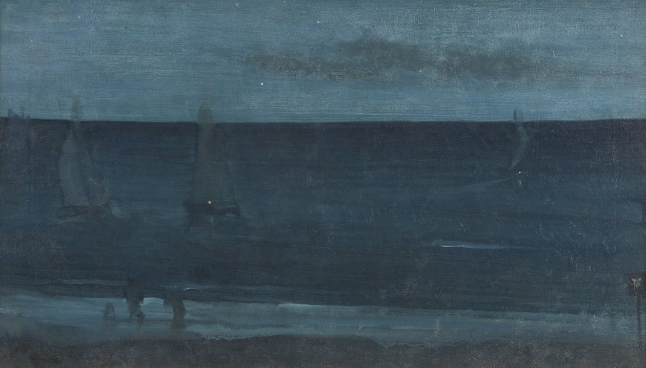 Nocturne- kék és ezüst- Bognor alkotó: James Abbott McNeill Whistler