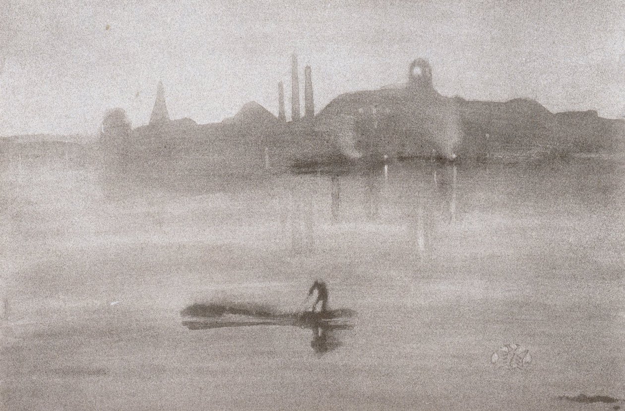 Nocturne- A folyó Battersea-n alkotó: James Abbott McNeill Whistler