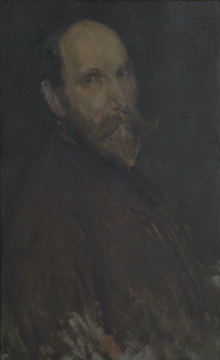 Charles Lang Freer arcképe alkotó: James Abbott McNeill Whistler