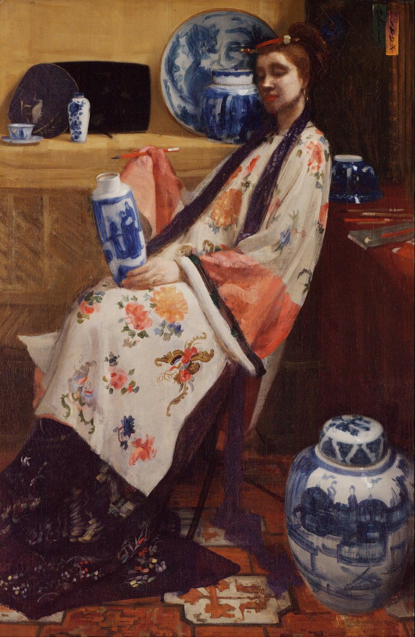 Lila és rózsa- A hat jelölt Lange Leizen alkotó: James Abbott McNeill Whistler