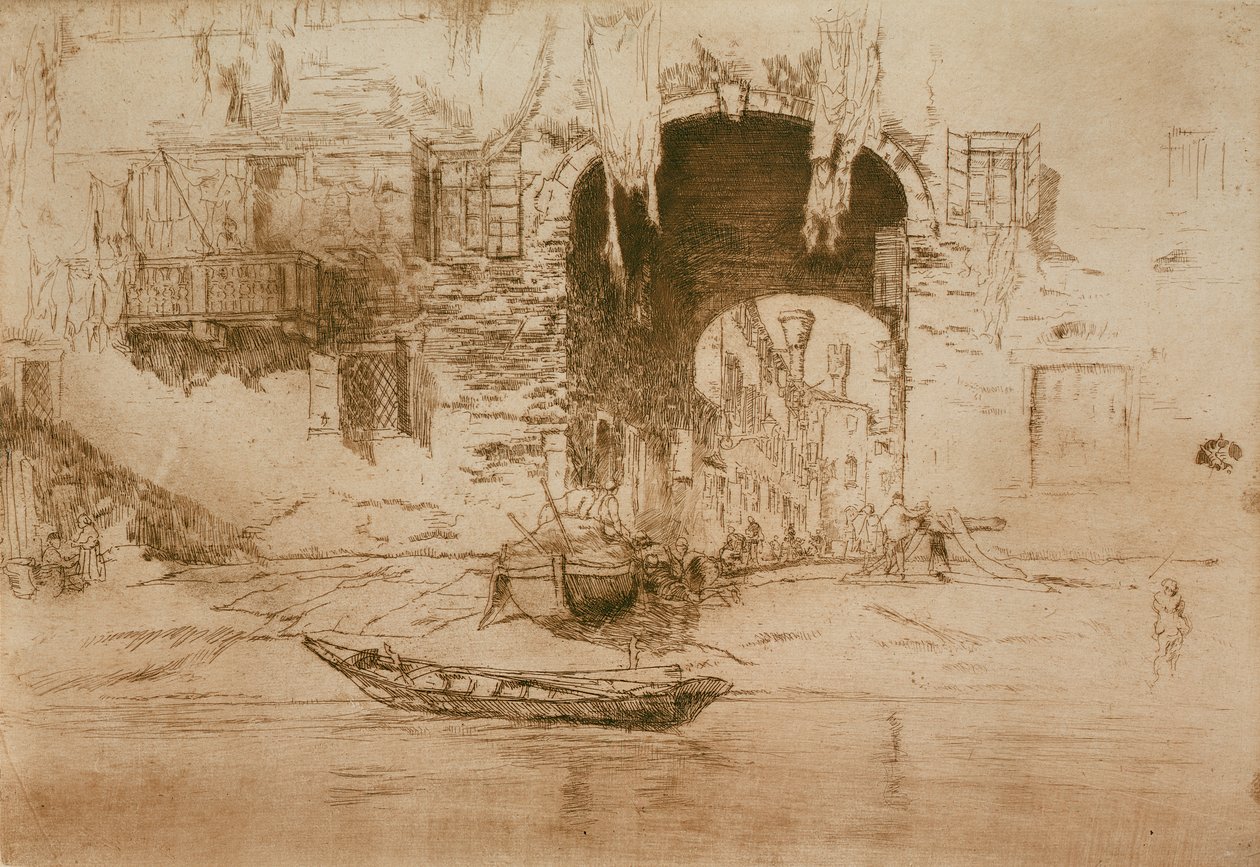 San Biagio, Velence, 1879-80 alkotó: James Abbott McNeill Whistler
