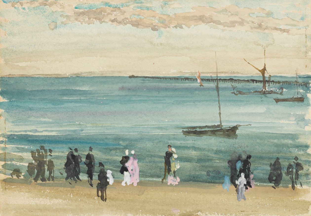 Southend móló alkotó: James Abbott McNeill Whistler