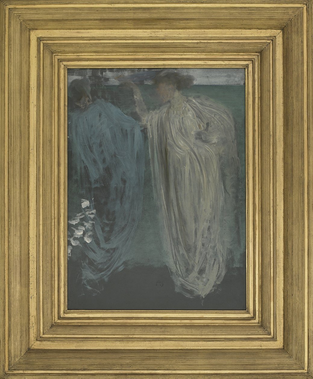 Zöld és lila szimfónia, 1868 körül (olaj, malomlemez, falapra szerelve) alkotó: James Abbott McNeill Whistler