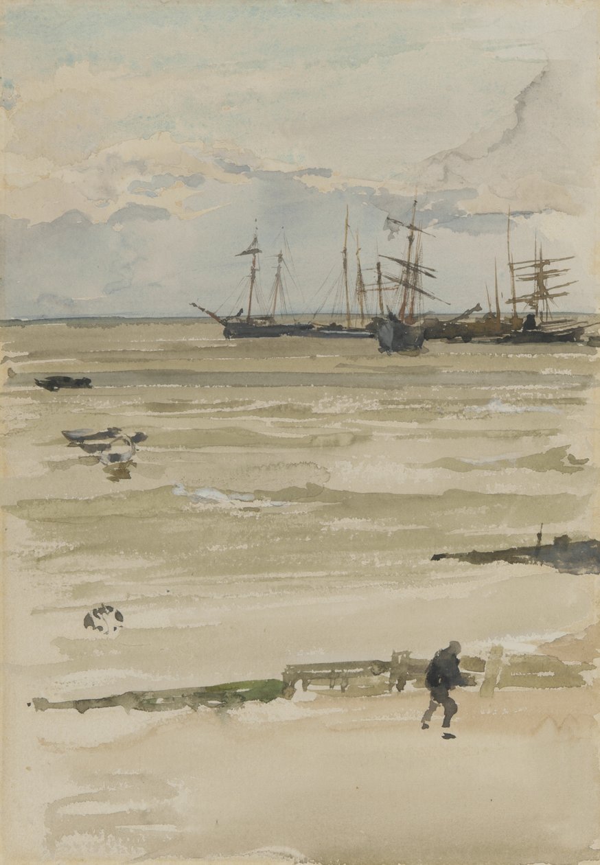 The Anchorage, 188384 alkotó: James Abbott McNeill Whistler