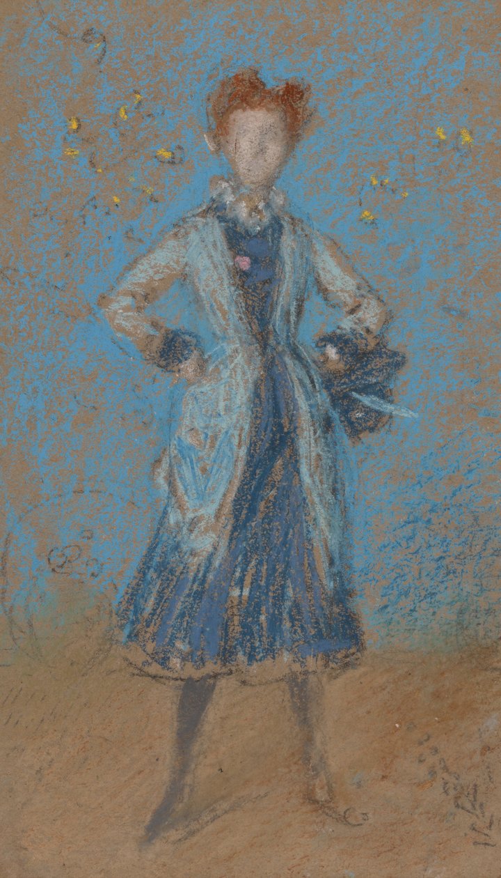 A kék lány alkotó: James Abbott McNeill Whistler