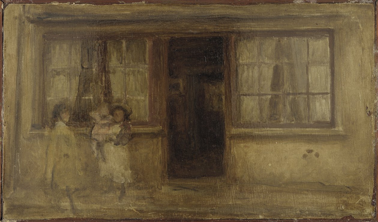 A kis dajka, 1895 (olaj, fatábla) alkotó: James Abbott McNeill Whistler