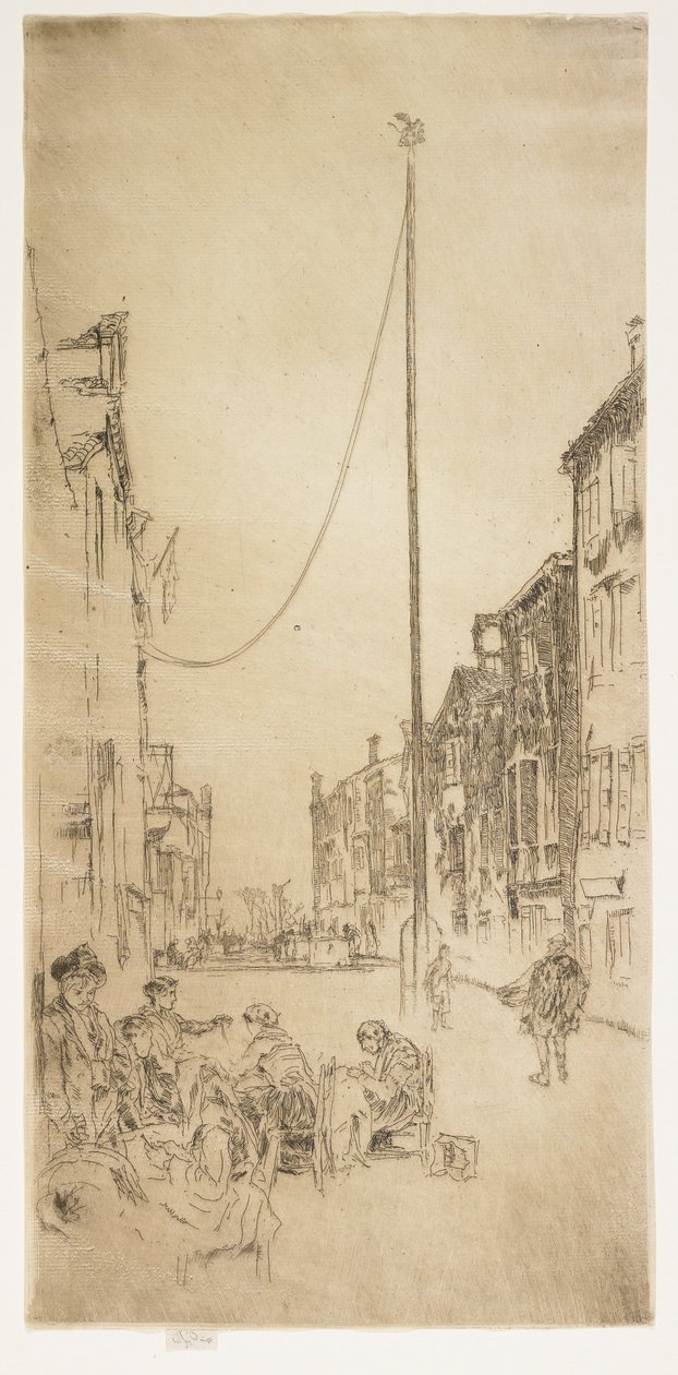 Az árboc, 1879-1880 alkotó: James Abbott McNeill Whistler