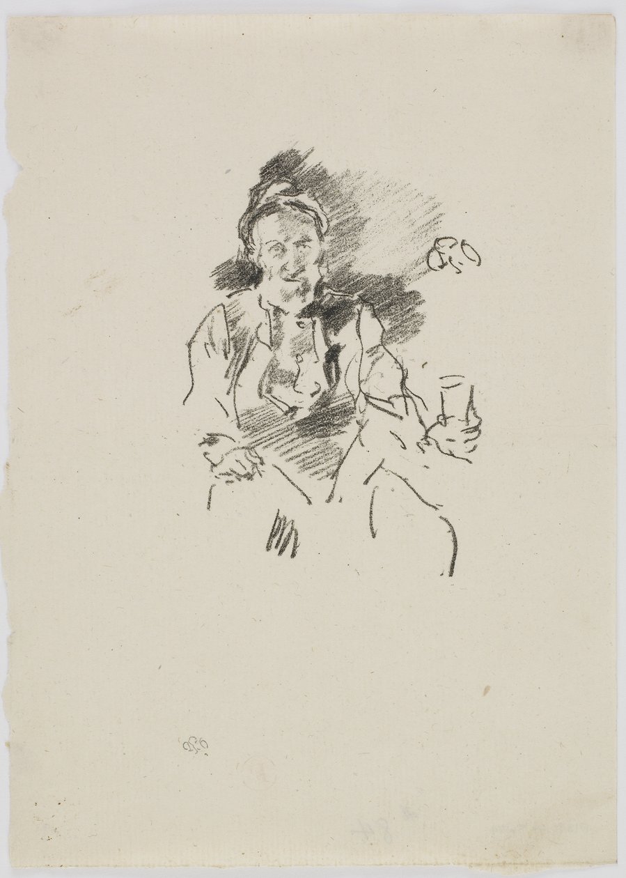 The Master Smith, 1895 (litó, papíron) alkotó: James Abbott McNeill Whistler