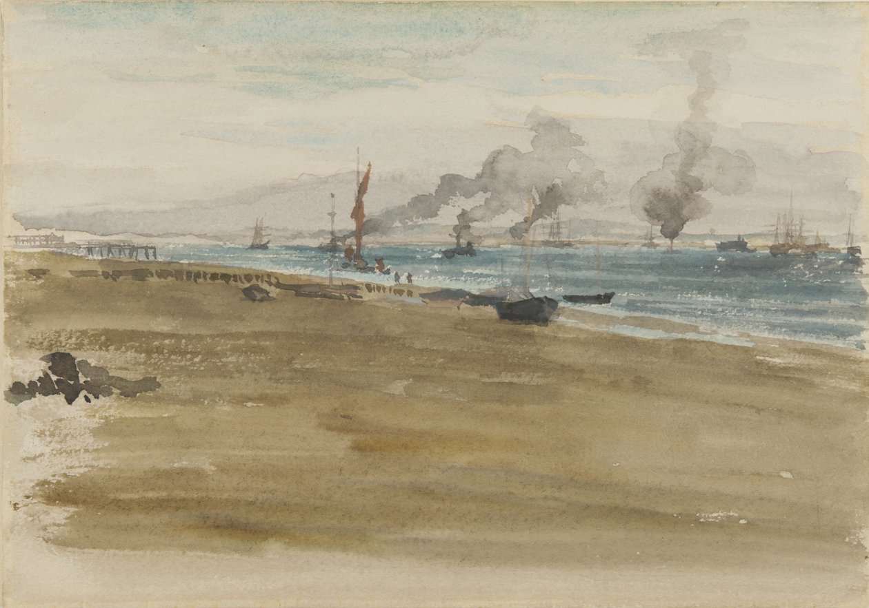 A folyó szája, 187677 alkotó: James Abbott McNeill Whistler