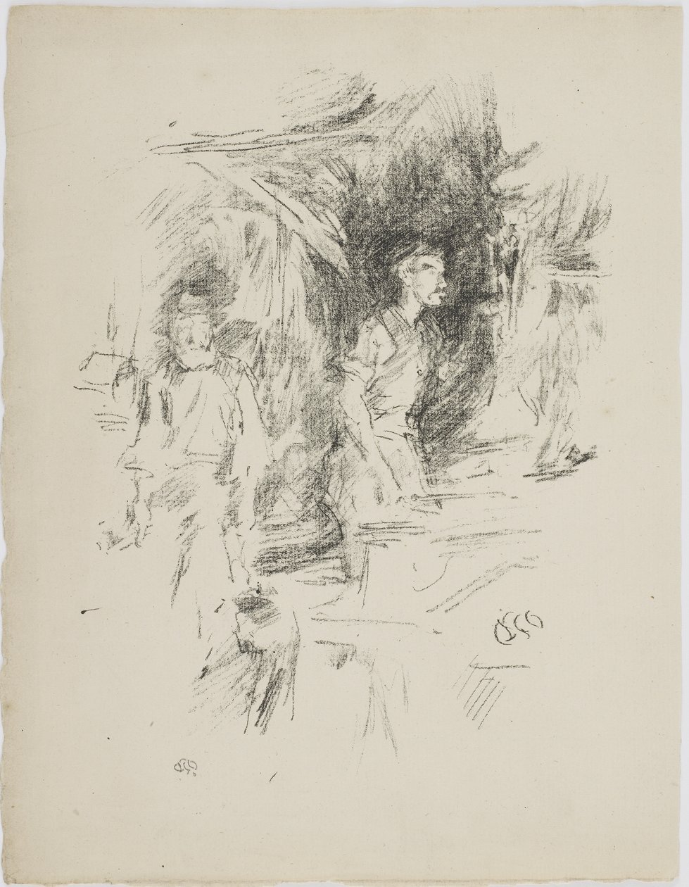 Az öreg Smith története, 1895 (litó, papíron) alkotó: James Abbott McNeill Whistler