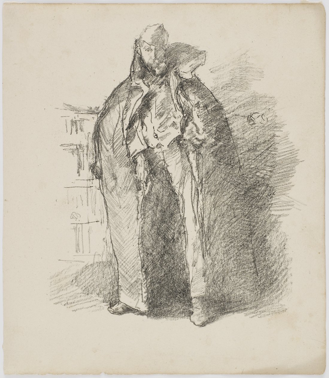 Az orosz Schube, 1896 (litó, papír) alkotó: James Abbott McNeill Whistler