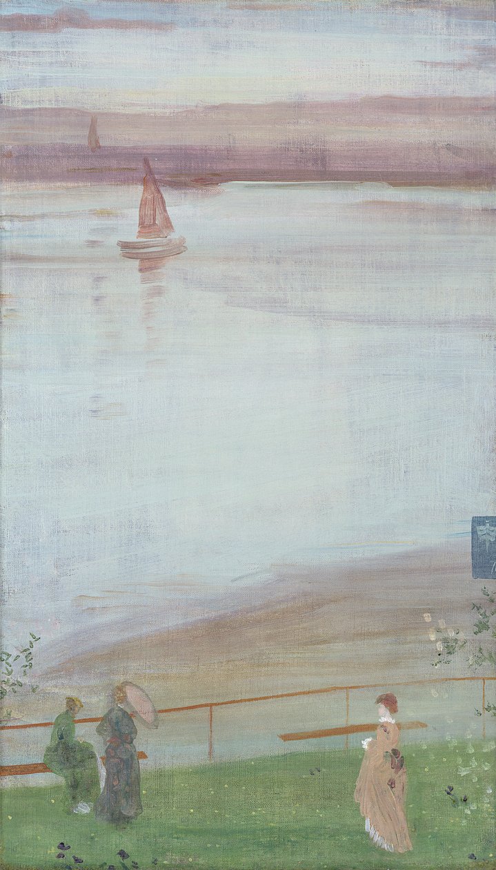 Változatok lila és zöld színben, 1871 alkotó: James Abbott McNeill Whistler
