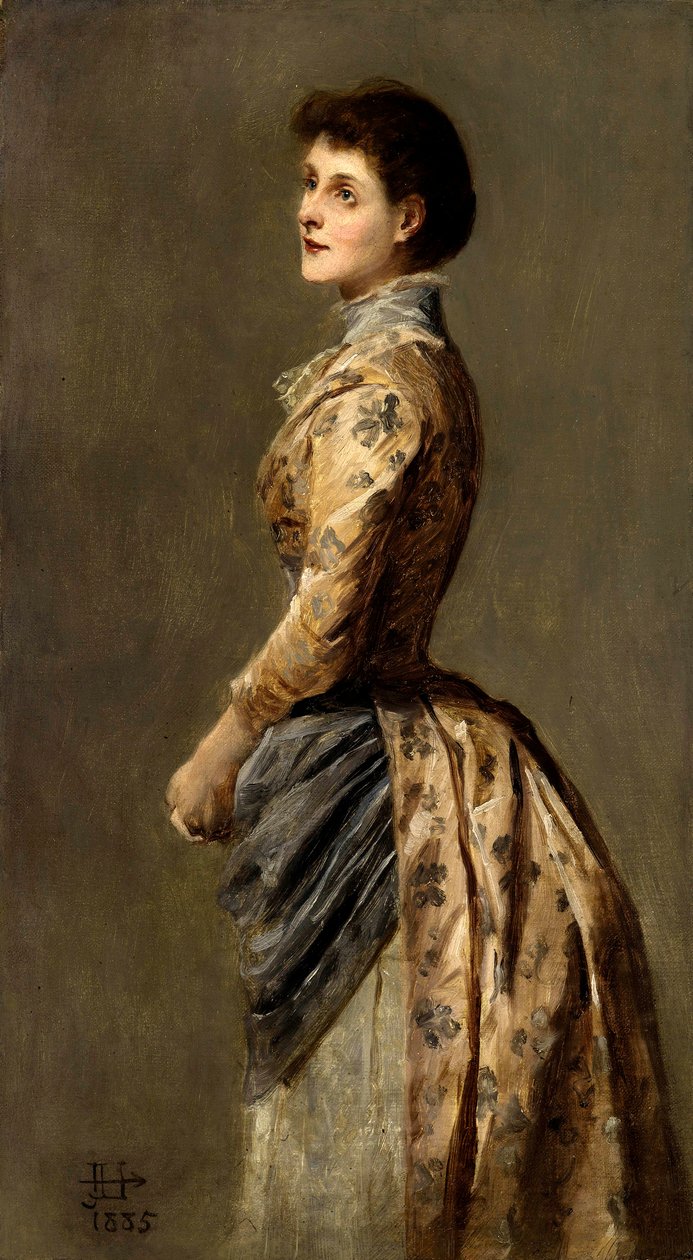 Egy lány portréja, 1885 alkotó: James Archer