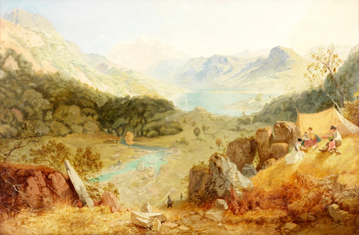Thirlmere, Cumberland, 1869 alkotó: James Baker Pyne