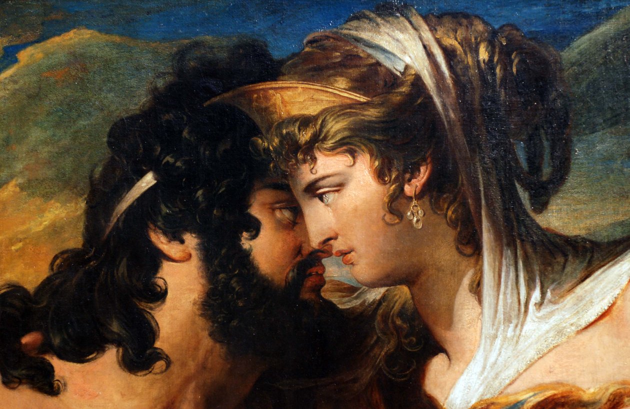 Jupiter és Juno az Ida -hegyen részletesen alkotó: James Barry